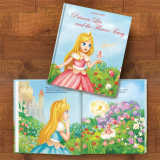 Carte de povești "Princess Lia and the Flower Fairy"